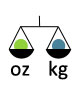 Conversion oz kg